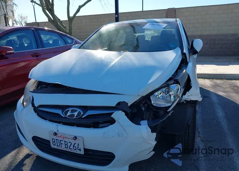 2012 Hyundai Accent Gls z USA, uszkodzony, nr VIN KMHCT4AE3CU217508